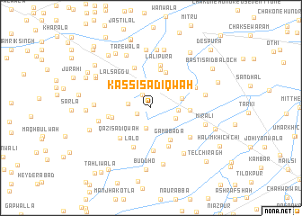 map of Kassi Sādiqwāh