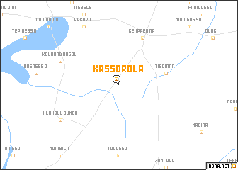 map of Kassorola