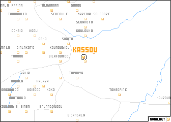 map of Kassou