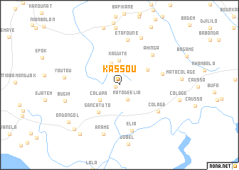 map of Kassou