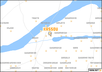 map of Kassou