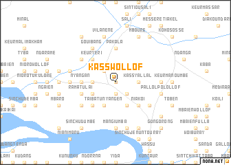 map of Kass Wollof