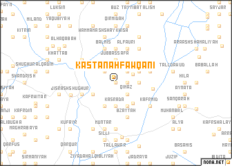 map of Kastanah Fawqānī
