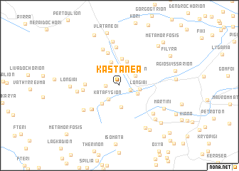 map of Kastanéa