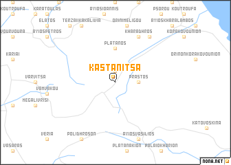 map of Kastanítsa