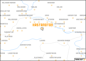 map of Kastanotón