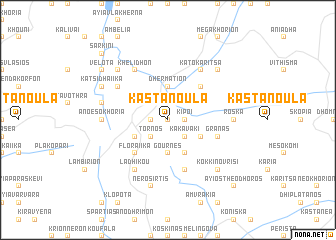 map of Kastanoúla