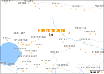 map of Kastanoússa