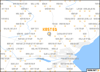 map of Kasted