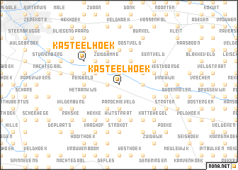 map of Kasteelhoek