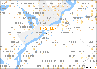 map of Kastela