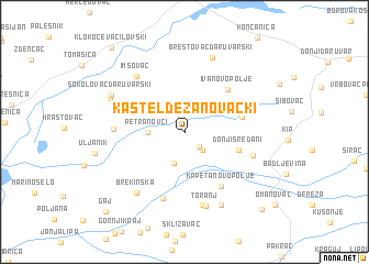 map of Kaštel Dežanovački