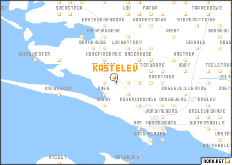 map of Kastelev