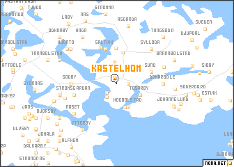 map of Kastelhom