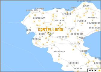 map of Kastellánoi