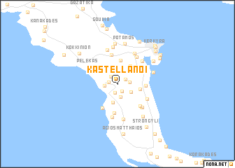 map of Kastellánoi