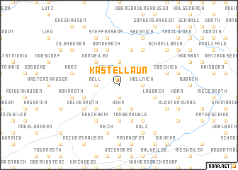 map of Kastellaun