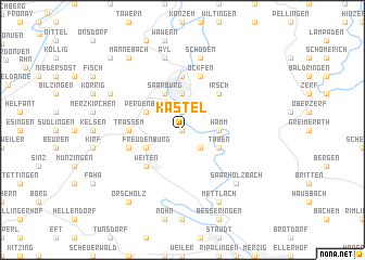 map of Kastel