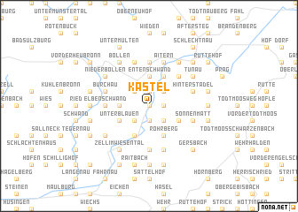 map of Kastel