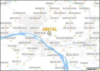 map of Kastel