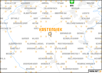 map of Kastendiek