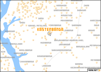 map of Kaster Bānda