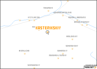 map of Kasterikskiy