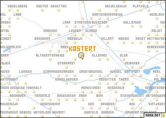 map of Kastert