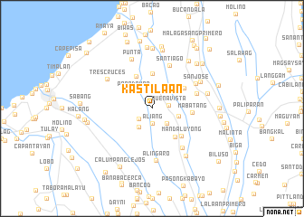 map of Kastilaan