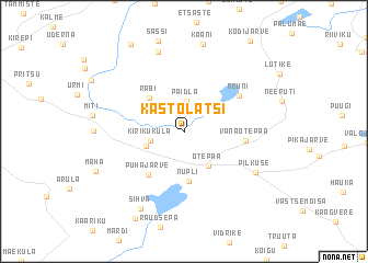 map of Kastolatsi