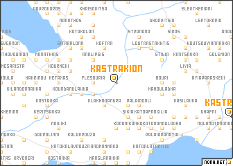 map of Kastrákion