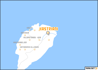 map of Kastrianí