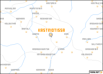 map of Kastriótissa