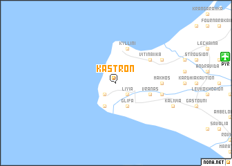 map of Kástron