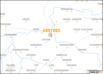 map of Kástron