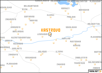 map of Kastrovo