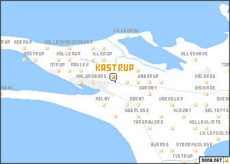 map of Kåstrup