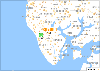 map of Kasuan