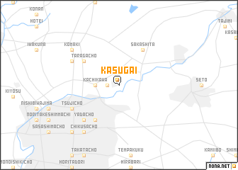 map of Kasugai