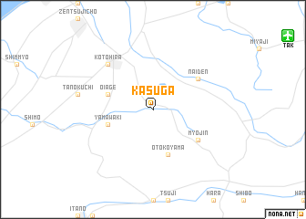 map of Kasuga