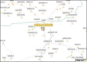 map of Käsukonna