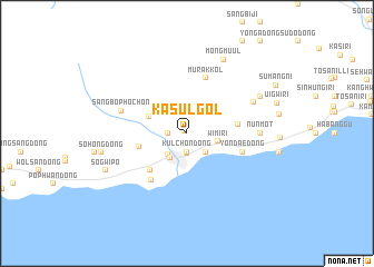 map of Kasŭl-gol