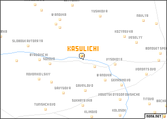 map of Kasulichi