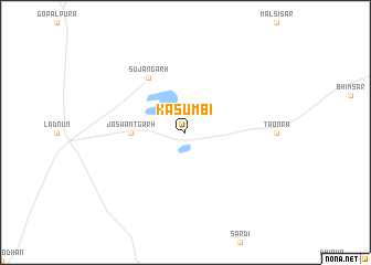 map of Kasumbi