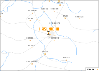 map of Kasumichō