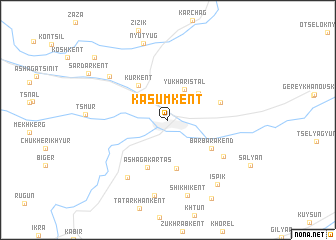 map of Kasumkent