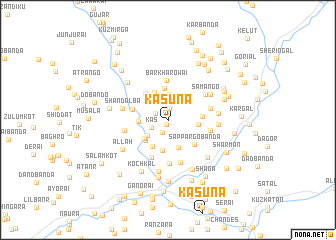 map of Kasūna