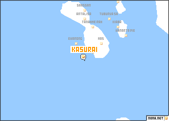 map of Kasurai
