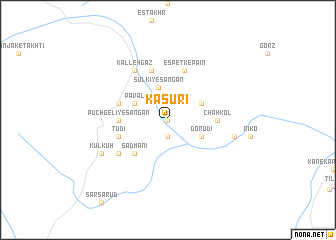map of Kasūrī