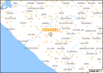 map of Kaswabli